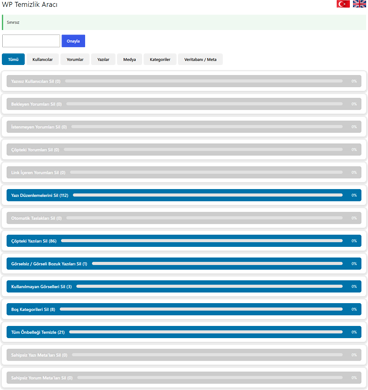 WordPress Temizleme Eklentisi (PRO)